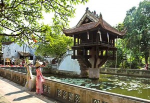 pagode au pilier unique